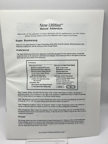 Now Utilities Award-Winning Collection that makes System 7 Faster - Picture 9 of 10