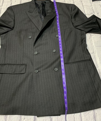 Tasso Elba Jacket Suit Wool Cashmere 42R - Picture 8 of 12
