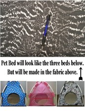 Handmade Pet Bed Pup Tent 4 Cats/Dogs/or Small Animal 3 see 2 sizes available 