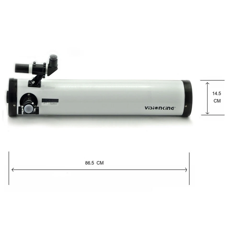 Visionking 114 mm 900 Equatorial Mount Space Astronomical Telescope Deep Sky - Image 2 of 4
