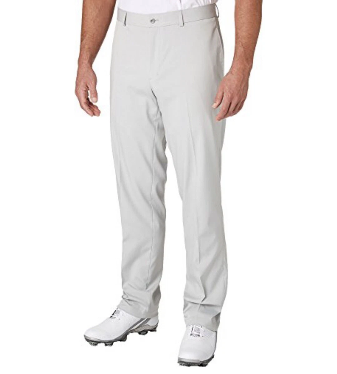Slazenger Men s Core Golf Pants Grey Hi Rise eBay
