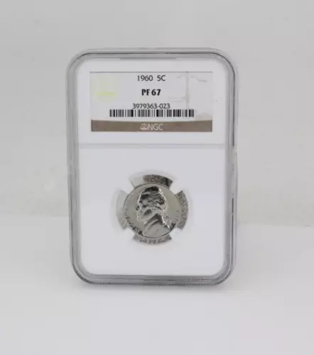 1960 Jefferson Nickel 5C NGC PF 67 - Proof Coin