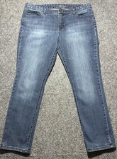 Modern Skinny Tommy Hilfiger Women's Size 16R Denim Mid Wash Straight Leg