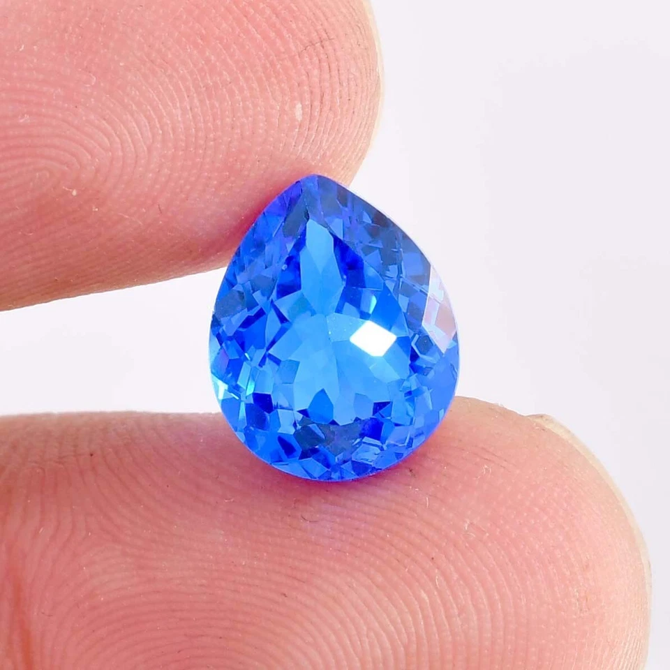 HUGE 13.05 Ct Natural Rare Lustrous Blue Tanzanite GIT Certified Loose Gemstone - Image 2 of 4