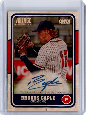 2025 Onyx Vintage Extended Brooks Caple Auto (B85) A2 Cubs