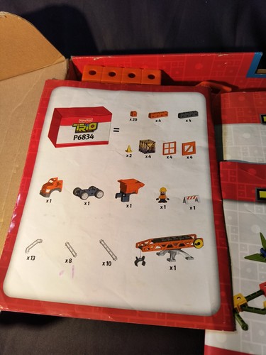 Fisher Price Trio Cargo Loader Bausteine 79/80 Stück Easy Click BESCHREIBUNG LESEN - Bild 18 von 19