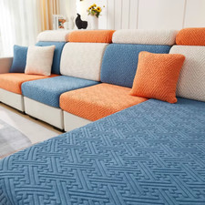 Copricuscino Sedile Divano Ispessito Jacquard Coprisedia Divano Elasticizzato
