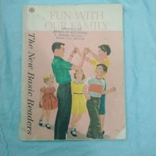 Fun With Our Family The New Basic Readers-Dick and Jane 1962 Color Illustrations