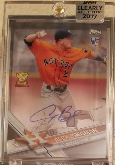 Alex Bregman 2017 Topps Chrome Rookie Card EBay