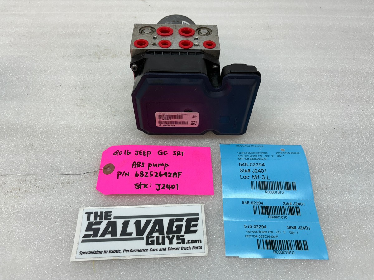 16 JEEP GRAND CHEROKEE SRT OEM ABS ANTI LOCK BRAKE PUMP MODULE