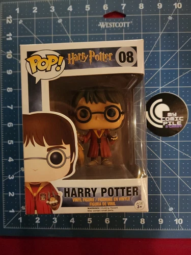 💥Funko POP! Harry Potter: Harry Potter [Quidditch] #08 With Protector.
