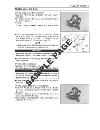 KAWASAKI KLF 250 KLF 300 WORKHORSE ATV WORKSHOP SERVICE REPAIR MANUAL IN DVD - Picture 2 of 3