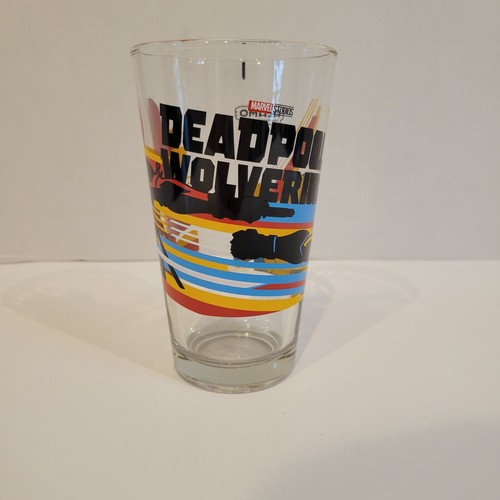 Alamo Drafthouse Deadpool and Wolverine Marvel Studios Pint Glass NEW Exclusive