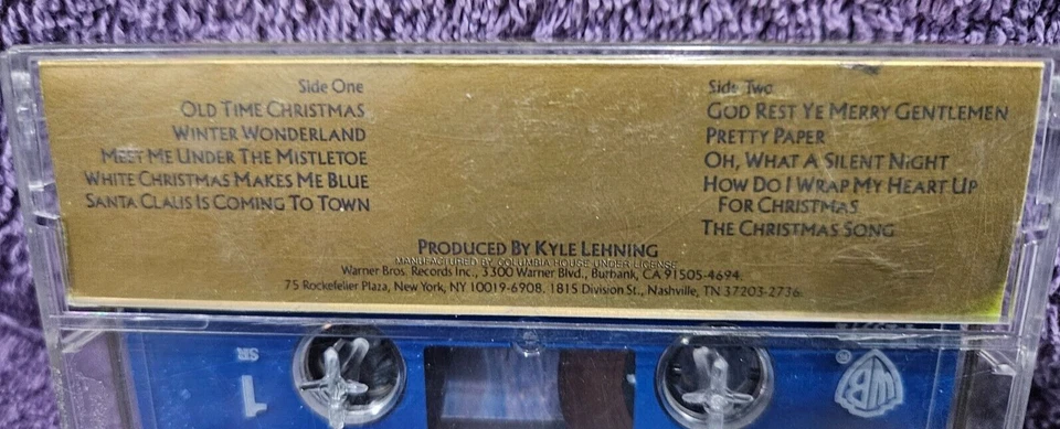 Randy Travis An Old Time Christmas RETRO  audio music holiday Cassette Tape L@@K - Image 2 of 4