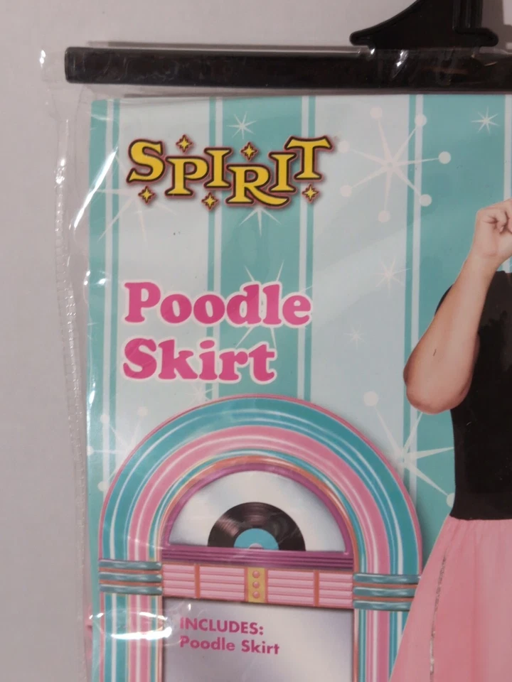 Falda Spirit Caniche Disfraz Halloween Adulto Talla Bobby Soxer Talla Grande 18-20 Foto 4 de 4