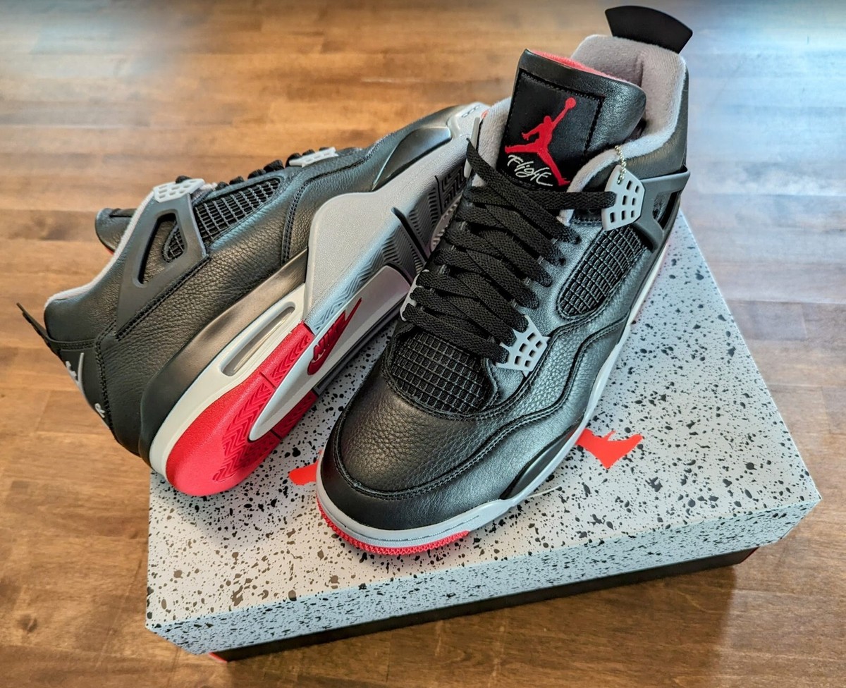 靴 Air Jordan 4 Retro Bred 27cm Size 11 - Jordan 4 Retro 