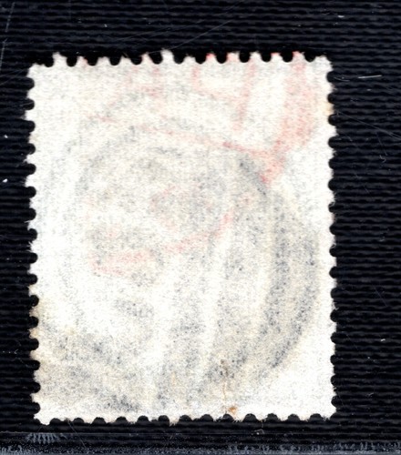 GB USED ABROAD PERU Callao *C38* NUMERAL QV 4d Sage-green RED CDS c£200+ BLRED62 - Picture 6 of 6