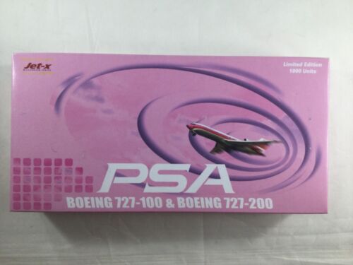 Jet-X Dragon Wings 1:400 Diecast Airliner jx014 PSA Boeing 727-100 727-200 2 pak