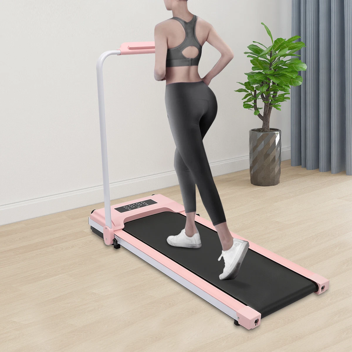 Folding Treadmill Electric Running Fitness Jogging Machine amp