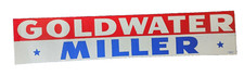 Goldwater Miller in Bumper Sticker Presidential Candidate Sticker