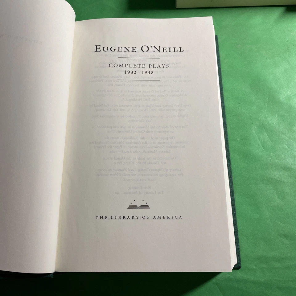 Library of America: Eugene O’Neill, Plays - Lot of 3 Volumes in Slipcase / JAW Foto 4 de 4