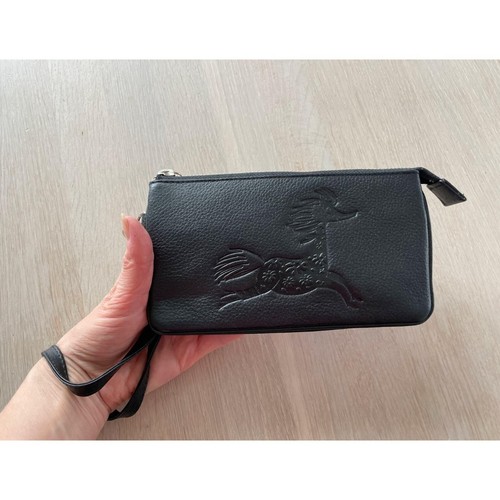 Moomin Leather Crossbody Bag with Primadonna’s Horse, RFID Secure Black Purse - Picture 5 of 10