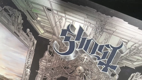 Ghost: Skeletá LP- Limited Edition Liquid Fill Oxidized Metallic Silver PRE-SALE - Video 1 of 1