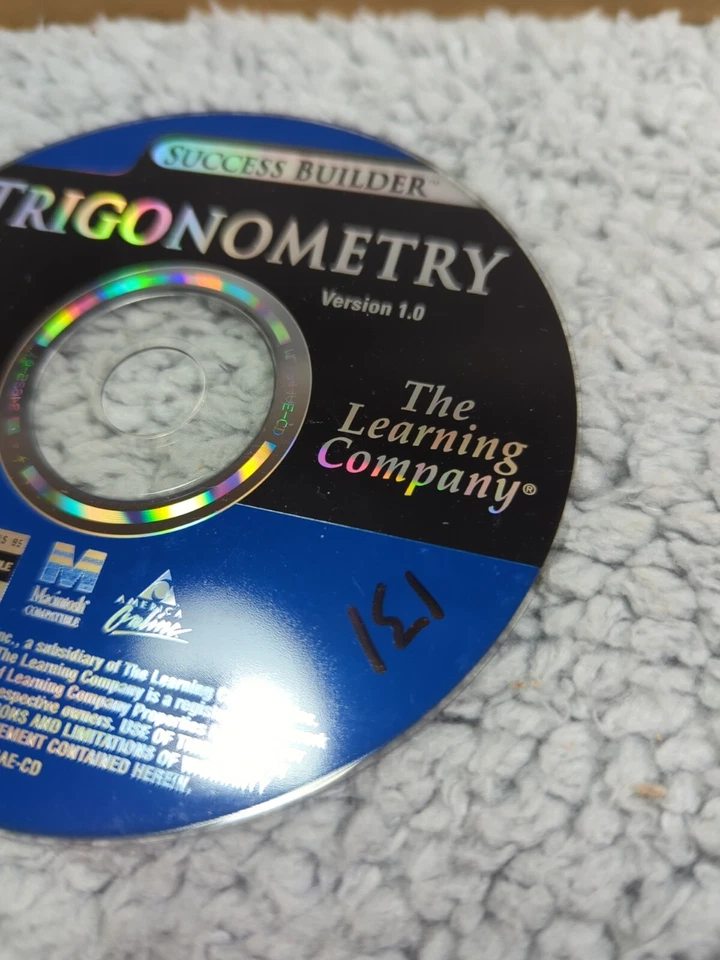 Princeton Review Trigonometry Test Prep Learning Company CD ROM (1998) Disc Only - Image 3 of 4