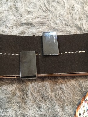 Worth Chocolate Chip Leather Belt worth New York Chocolate Chip embossed skin Patchwork belt  main image 4