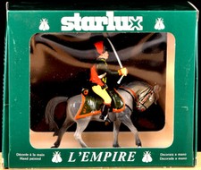 Super Starlux L'Empire - Chasseur of the Guard 65mm painted soldier mint in box