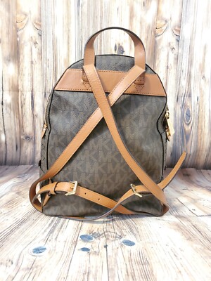 Michael Kors Rhea Medium Perforated Zip Backpack Michael Kors Rhea XS backpack that can be converted into a  main image 4