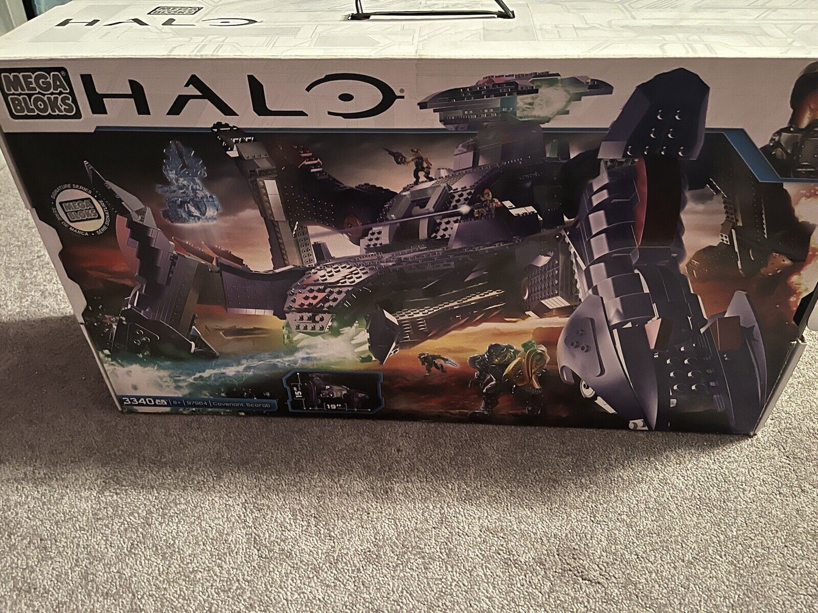 Halo Mega Blocks Scarab (used But Great Condition) All Pieces Included