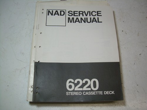 NAD 6220 SERVICE MANUAL original - 第 1/1 張圖片