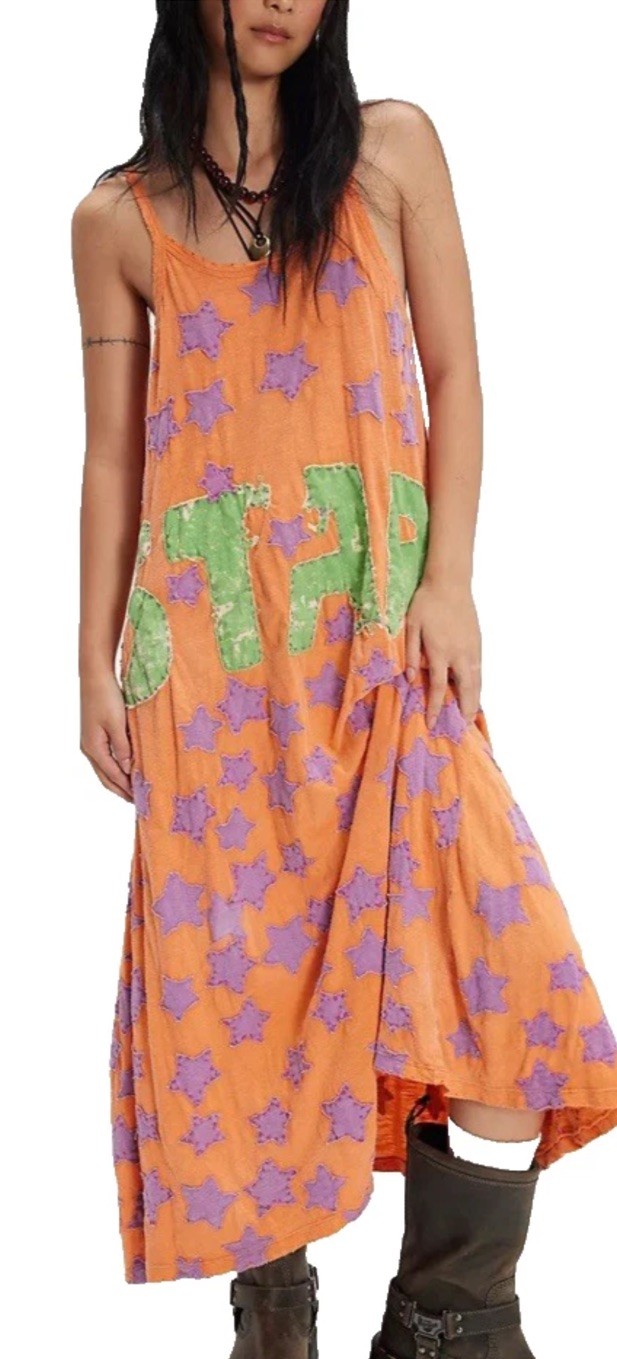 Magnolia Pearl⭐️SOLD OUT⭐️ Star Applique Lana Tank Dress - Vision NWT LAST ONE image 3
