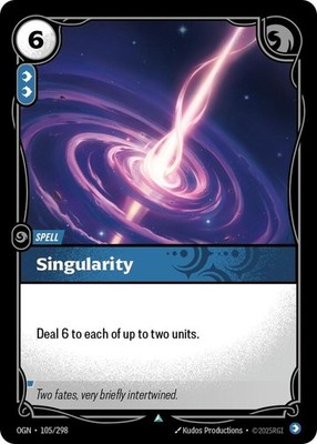 Singularity Regular - Uncommon - 105/298 - NM