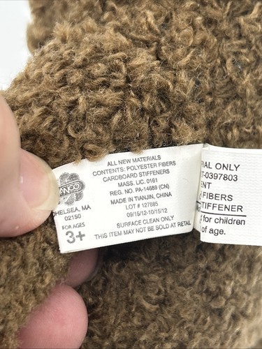 DOMO Kun 6in. Nanco Brown Fuzzy Plush Soft Stuffed Animal Toy 1998-2010 - Picture 12 of 17