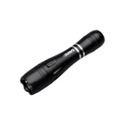 Sabre 2-in-1 Tactical with 130 Lumen LED Rechargeable Flashlight, Black