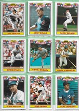 1990 Topps Baseball - 1989 Rookies - Pick Your Cards & Fill Your Sets👍