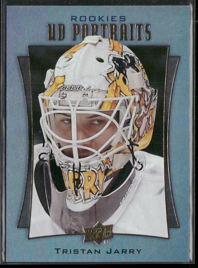 2016-17 Upper Deck Tristan Jarry UD Portraits Rainbow Green Foil RC #P-102