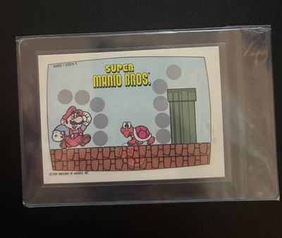 1989 Topps Nintendo Scratch Off Super Mario Bros Screen 9