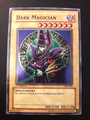 Yu-Gi-Oh! Dark Magician, SYE-001, Super Rare, 2. Edition, Englisch, Played