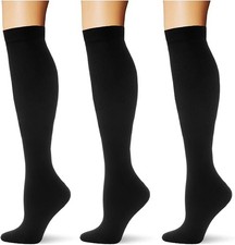 Medical Compression Socks for Women and Men 20-30 mmHg Knee High Socks-3 Pairs