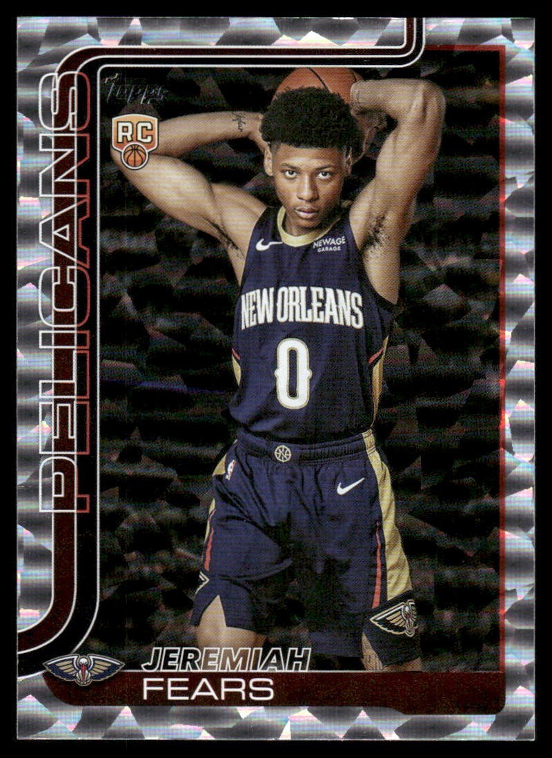 2025-26 Topps - Jeremiah Fears #207 (RC) Crackleboard Foil