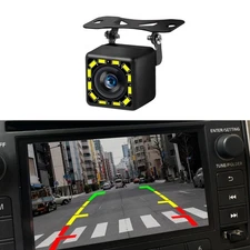 Car Backup Camera, Waterproof Car Rear View Camera, Ultra HD 12 LED Night Vis...