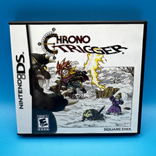Square Enix Chrono Trigger Nintendo DS RPG Manual Poster Insert & Registration