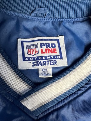 Dallas Cowboys Starter Jacket Men's XXL 2XL Pull Over NFL Pro Line
