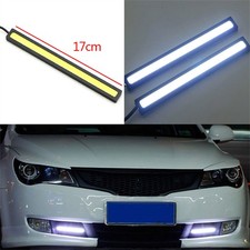 12v Led Strip Drl Daytime Running Lights Fog Cob Car Lamp Driving White Us 12v Led Strip Drl Daytime Running Lights Fog Cob Car Lamp Driving White Us