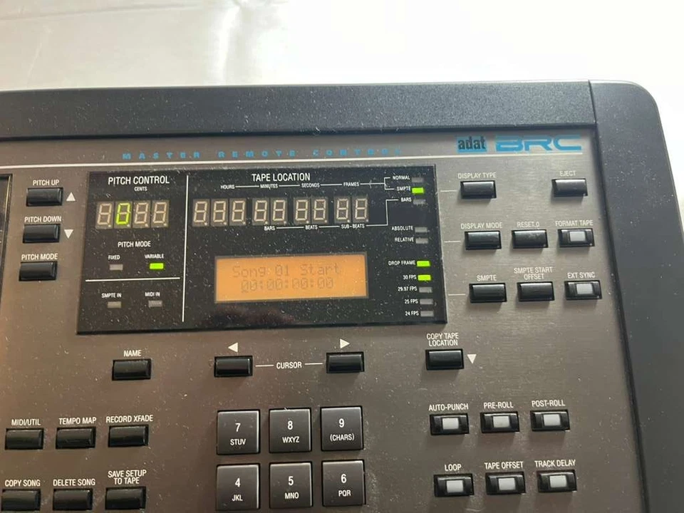 Alesis ADAT BRC Master Remote Control Panel - Tested & Working - No IEC Cable - Image 2 of 4