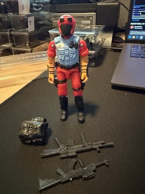 Gi Joe Cobra Black Major Custom Viper
