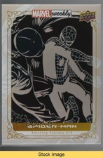 2019 Upper Deck Marvel Weekly Negative Variant Spider-Man #-1 READ d3l